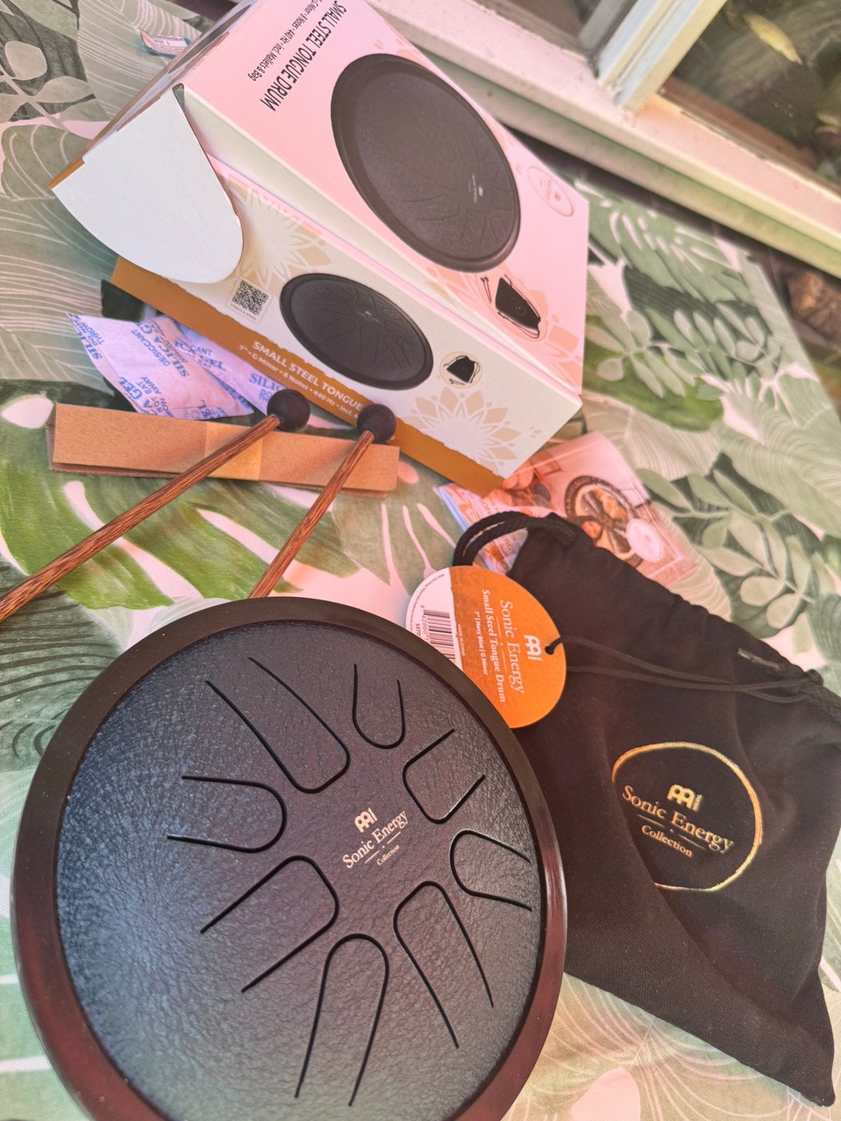 Kleine tongue drum 7”, G-mineur, Meinl, Ophalen of Verzenden, Zo goed als nieuw, Melodische percussie
