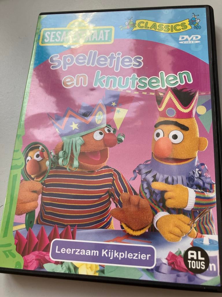 Sesamstraat Classics: Spelletjes en Knutselen DVD, Ophalen, Gebruikt, Alle leeftijden, Tv fictie