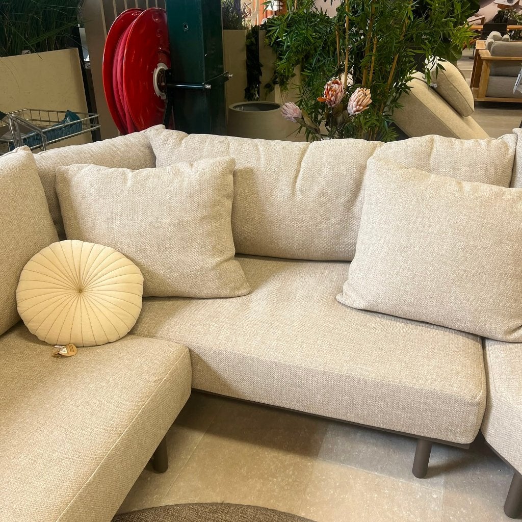 Ezra Loungeset | Showroommodel, Ophalen, Gebruikt, 6 zitplaatsen, Aluminium