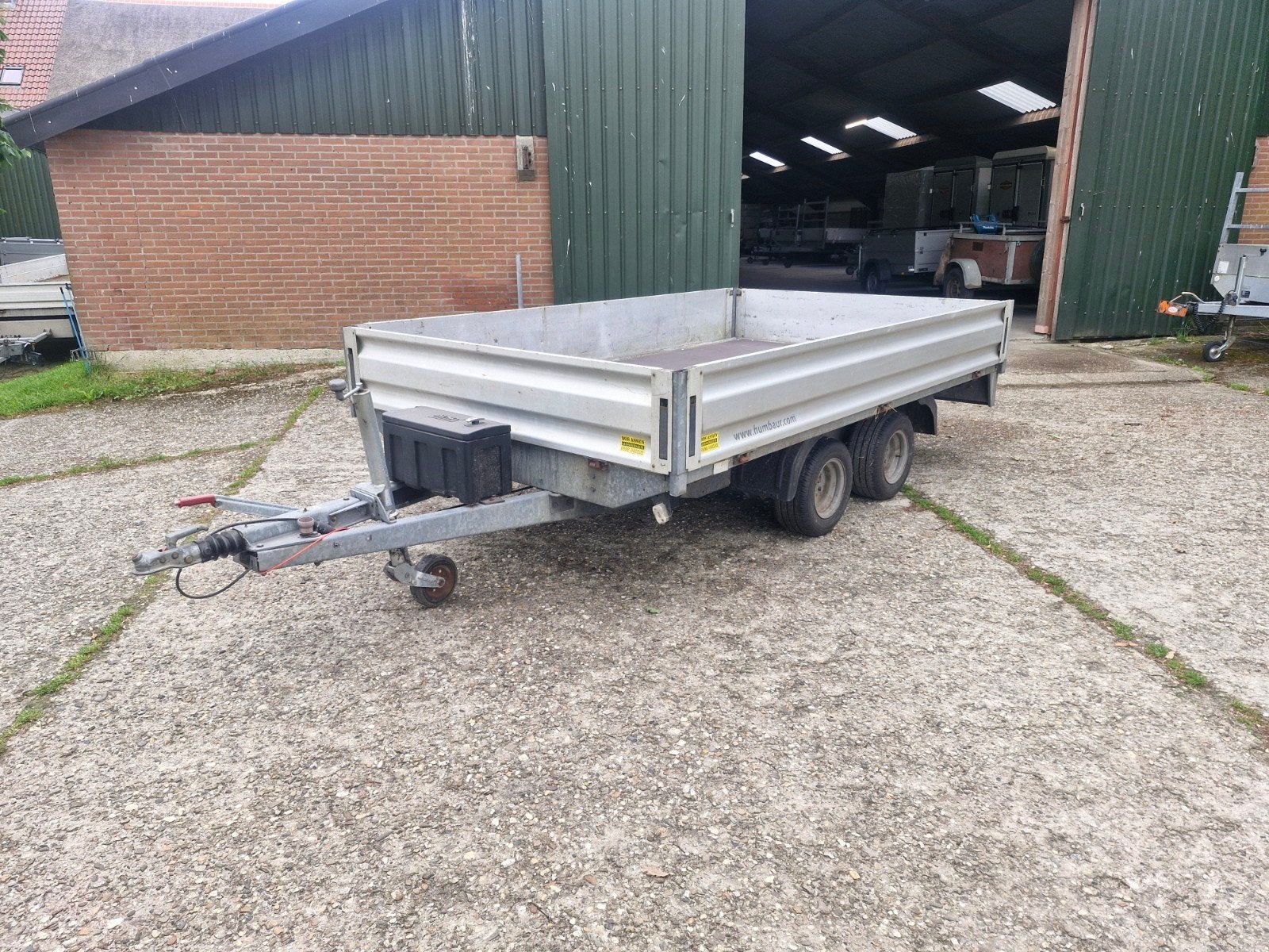 Humbaur aanhangwagen 2500kg, Ophalen, Gebruikt, -, -