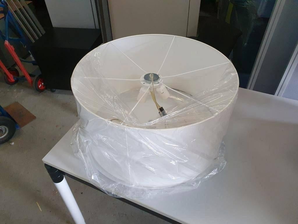 Nieuwe hanglamp, wit, 60cm, Postbus, 50 tot 75 cm, Nieuw, Ophalen of Verzenden