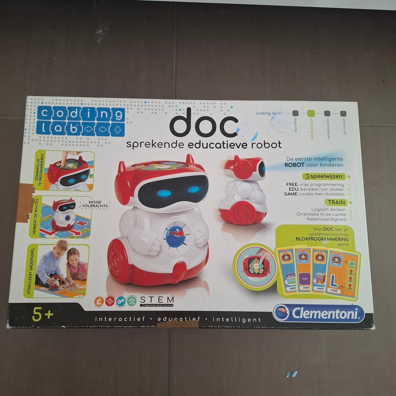 Clementoni Doc: Sprekende Educatieve Robot - Coding Lab, Ophalen of Verzenden, Gebruikt, Knutselen