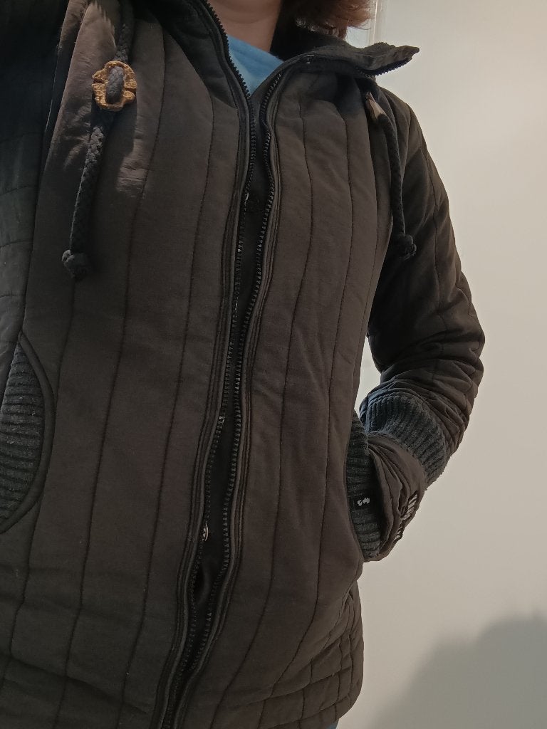 Winterjas khujo, Kleding | Dames, Ophalen of Verzenden, Gedragen, Grijs