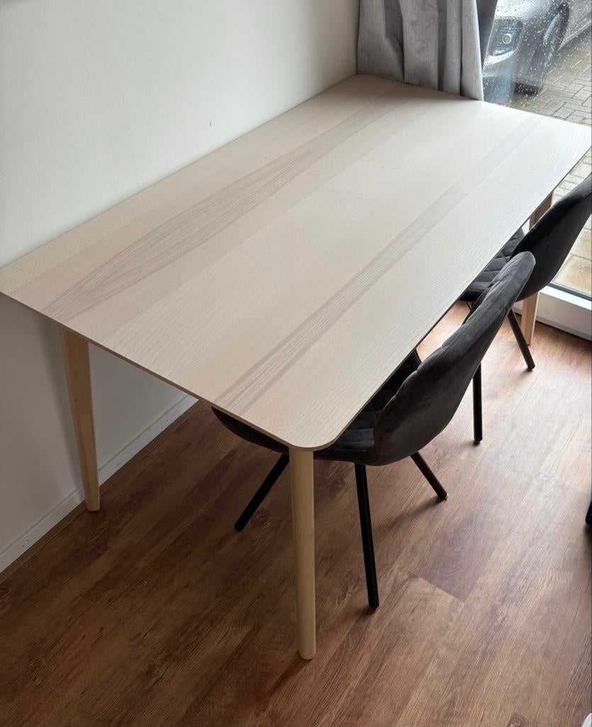 IKEA Lisabo tafel - Zo goed als nieuw, Huis en Inrichting, Tafels | Eettafels, Ophalen, 50 tot 100 cm, Zo goed als nieuw, 150 tot 200 cm