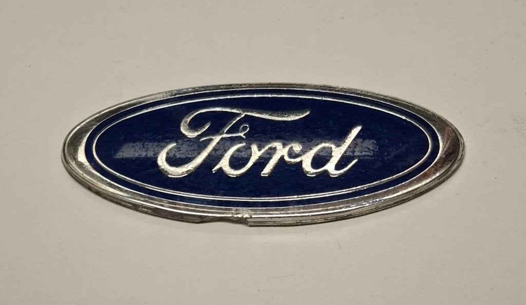 Embleem Ford ovaal circa lengte 11.5 Cm x 4.5 Cm, Ophalen of Verzenden