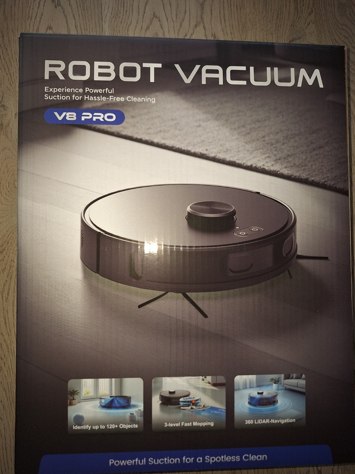 Robot Vacuum cleaner V8 PRO, Ophalen, Overige merken, Stille werking, Nieuw