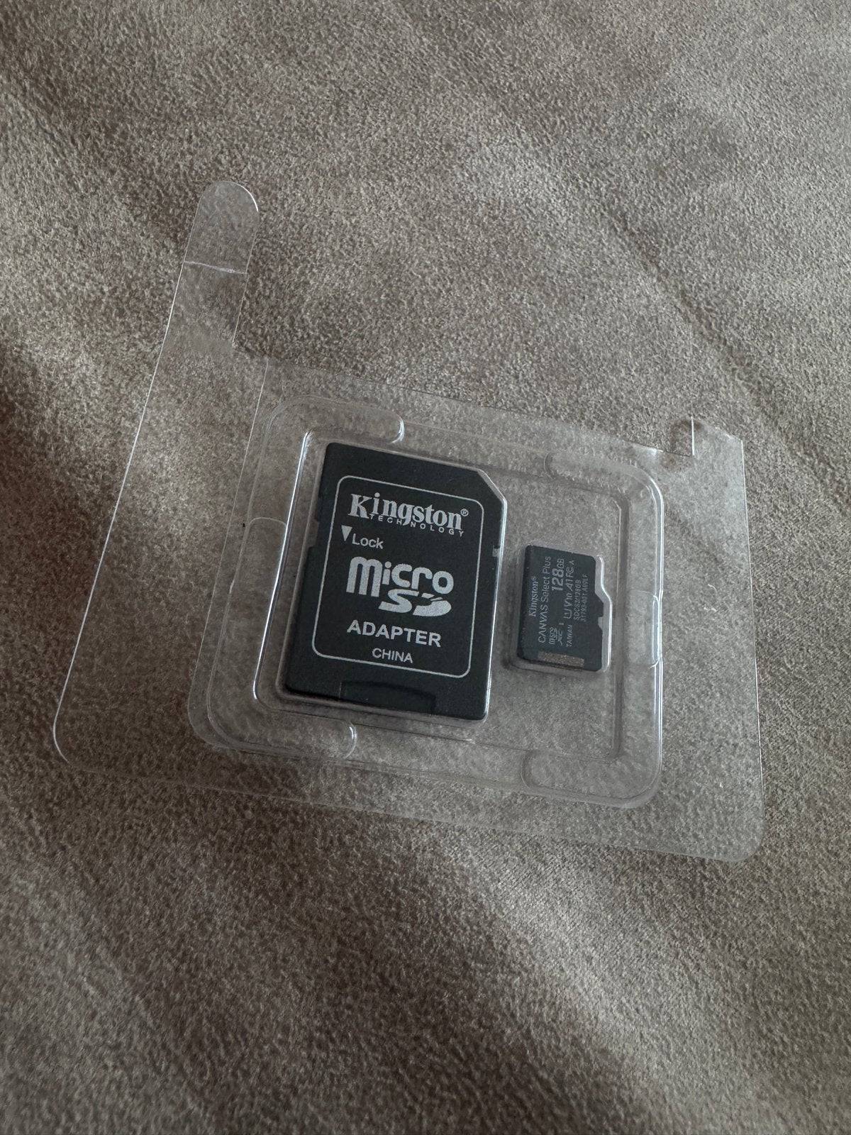 Kingston Canvas Select Plus MicroSDXC 128GB met adapter, Audio, Tv en Foto, Fotografie | Geheugenkaarten, Geschikt voor Full HD video