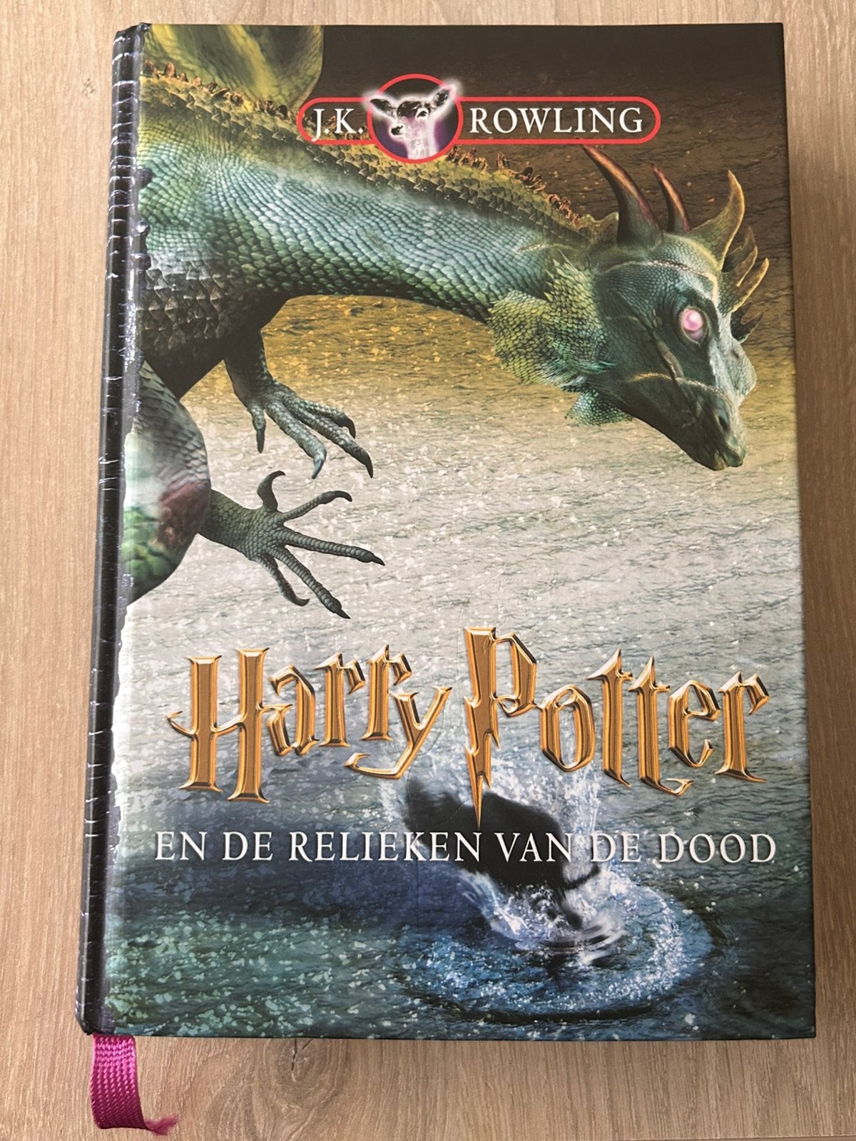 Harry Potter en de relieken van de dood, hardcover, zgan, Verzamelen, Harry Potter, Ophalen of Verzenden, Zo goed als nieuw, Boek of Poster