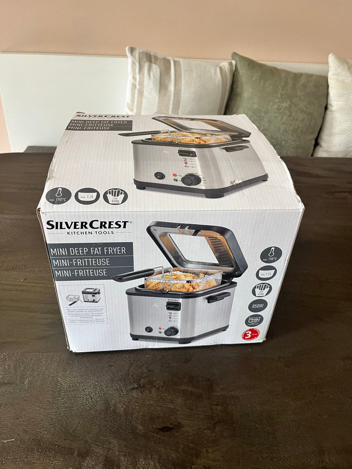SilverCrest Mini Frituurpan - Nieuw in doos. Nieuwprijs€37, Witgoed en Apparatuur, 1 tot 2 liter, Ophalen of Verzenden, Nieuw