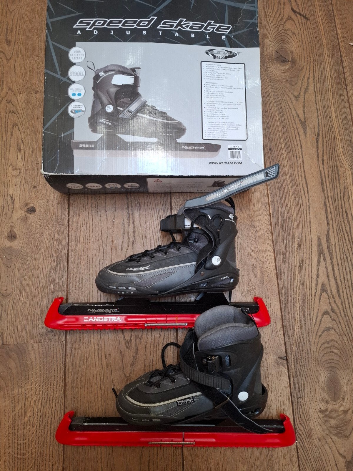 Nijdam verstelbare speed skates - Maat 38-41, Ophalen of Verzenden, Gebruikt, Noren, Nijdam