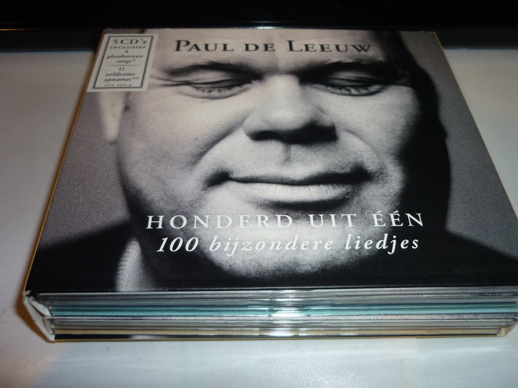 Paul de Leeuw de cd box honderd uit een 5 cd's, Verzenden, Zo goed als nieuw, Levenslied of Smartlap