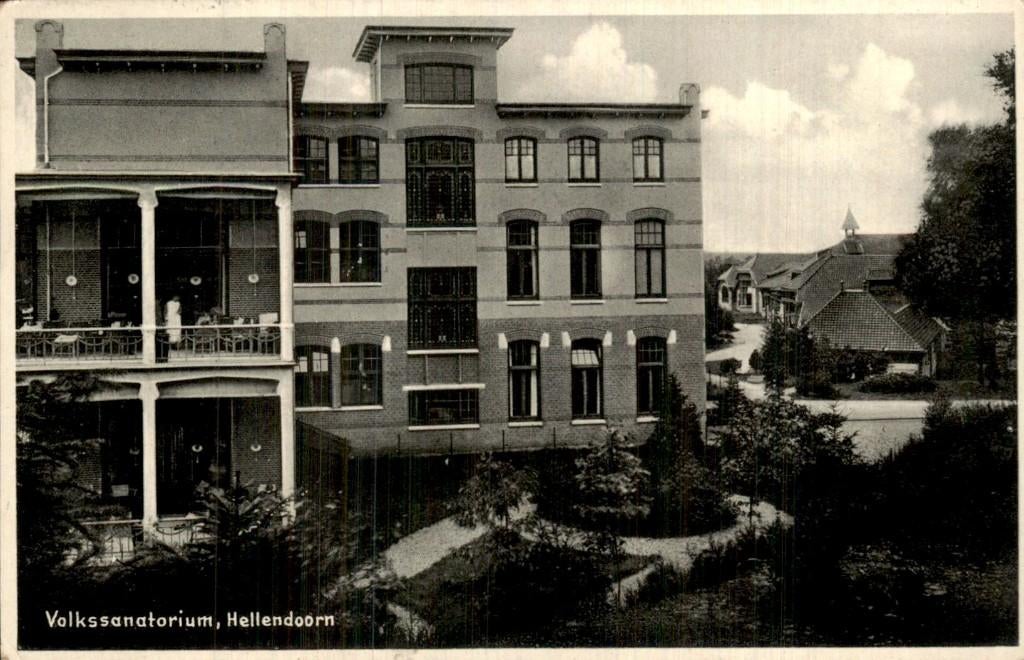 Hellendoorn - Volkssanatorium - Voorgevel, Ophalen of Verzenden, 1920 tot 1940, Gelopen, Overijssel