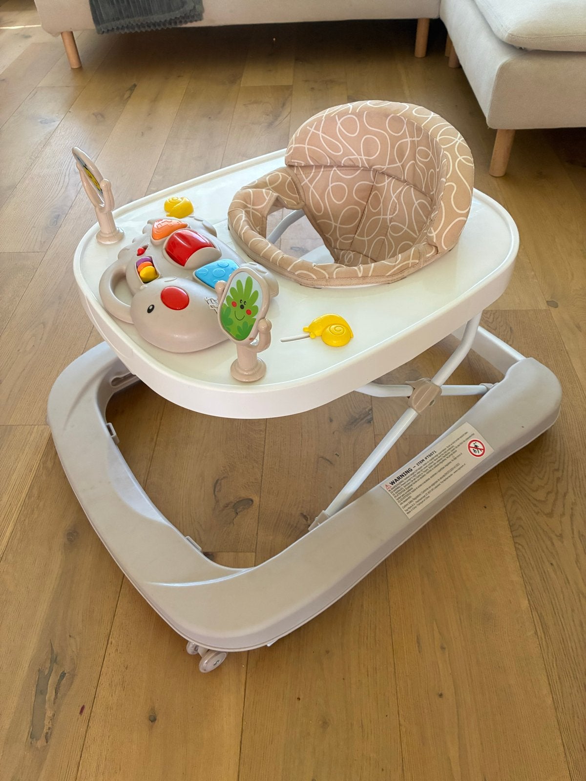 Topmark loopstoel don light sand brown - Zo goed als nieuw, Ophalen, Zo goed als nieuw