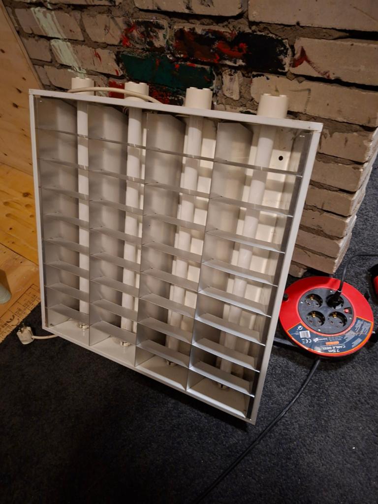 Tl bak 60x60cm, Ophalen of Verzenden, Minder dan 50 watt, Armatuur