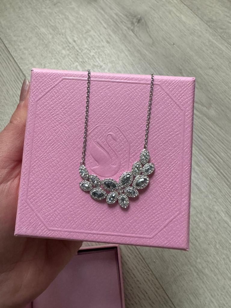 Swarovski Baron ketting / nooit gedragen, Ophalen of Verzenden, Zo goed als nieuw, Zilver