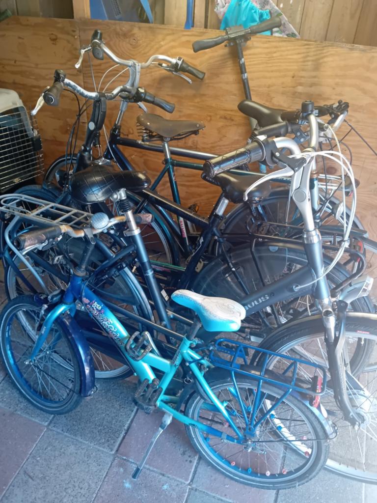 Partij fietsen: Gazelle, Trek, Batavus, Raleigh, Loeki, Fietsen en Brommers, Ophalen of Verzenden, Gebruikt, Overige merken