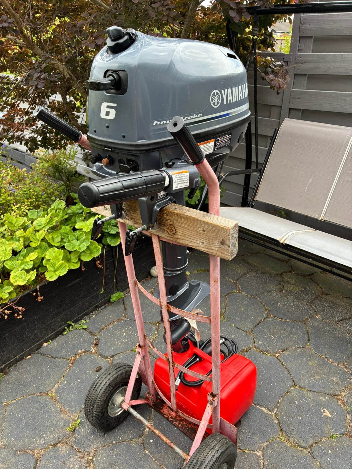 Yamaha 6pk, Ophalen, Zo goed als nieuw, Motor en Techniek, Motorboot