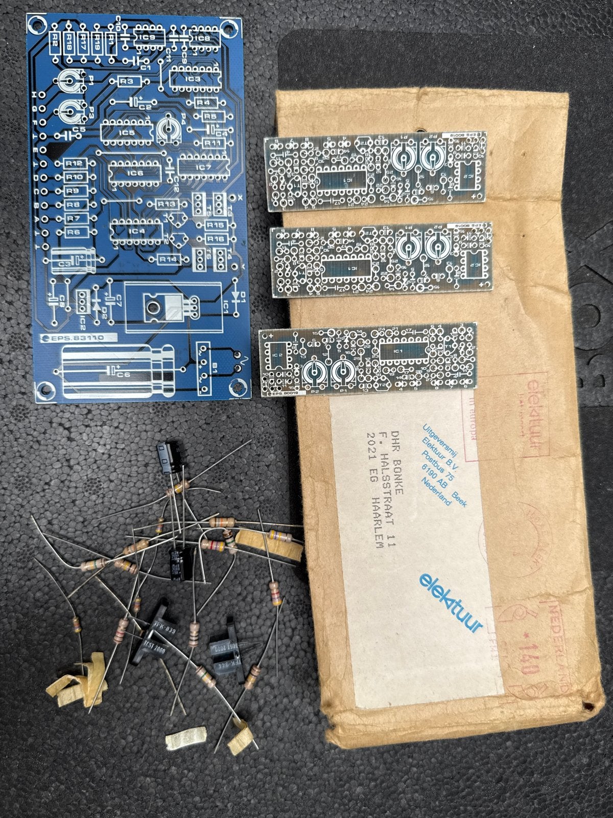 Elektuur printplaten en componenten kit, Ophalen of Verzenden, Nieuw
