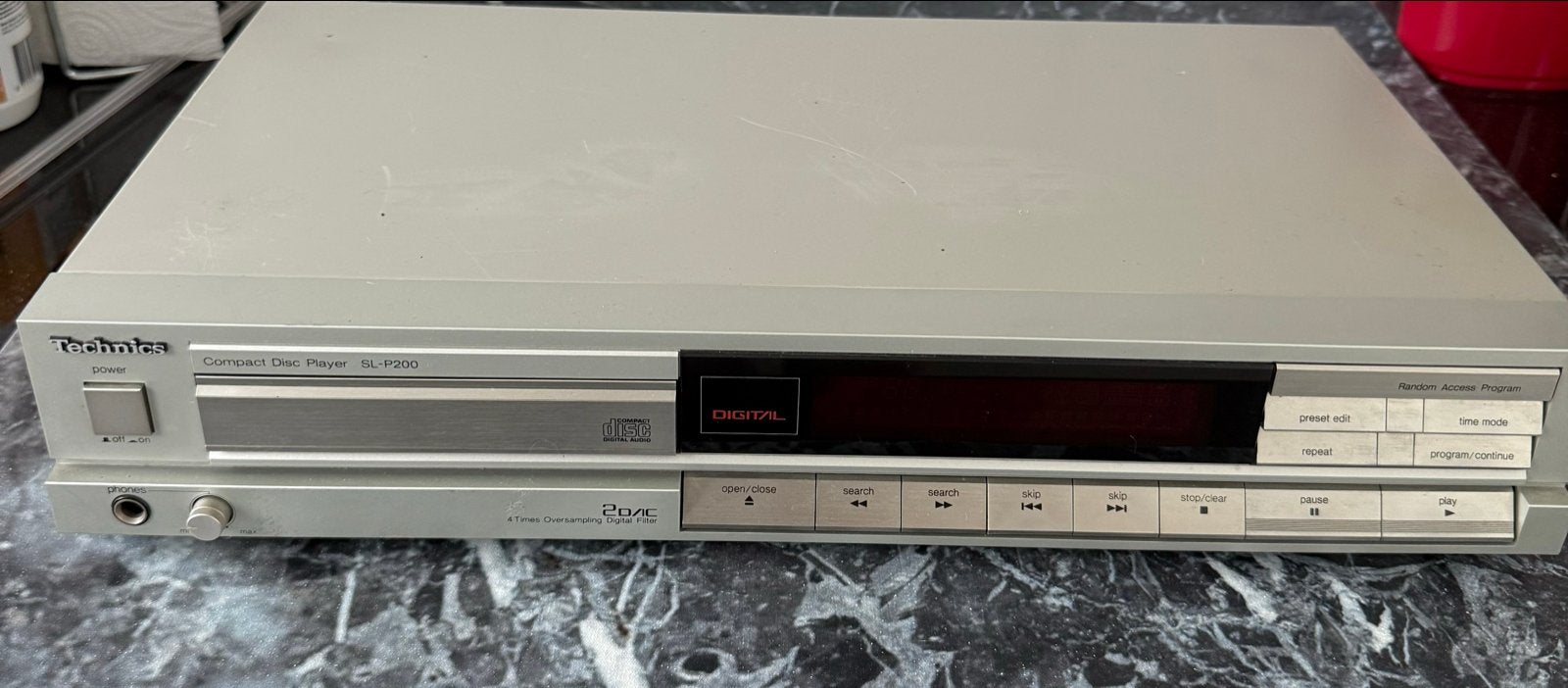Technics SL-P200 Compact Disc Speler, Audio, Tv en Foto, Cd-spelers, Ophalen of Verzenden, Gebruikt, Technics