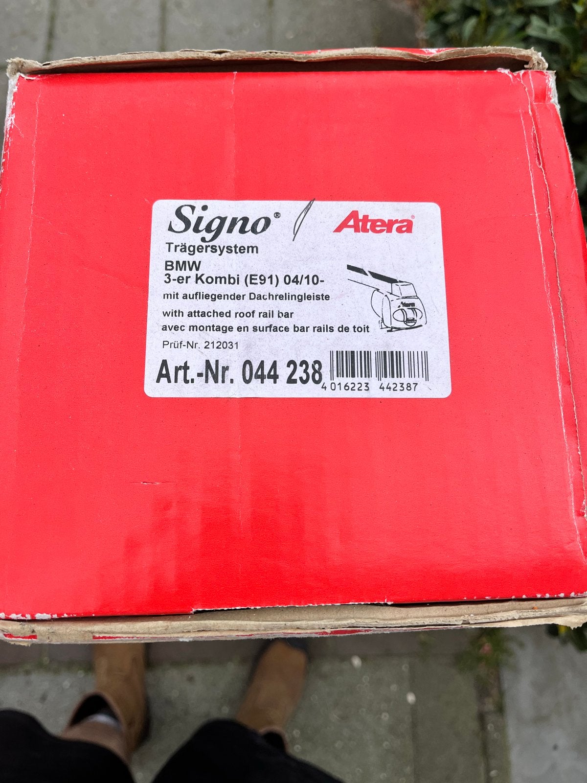 Atera Signo dakdragers BMW 3-serie E91 (04/10-), Auto diversen, Dakdragers, Ophalen, Zo goed als nieuw