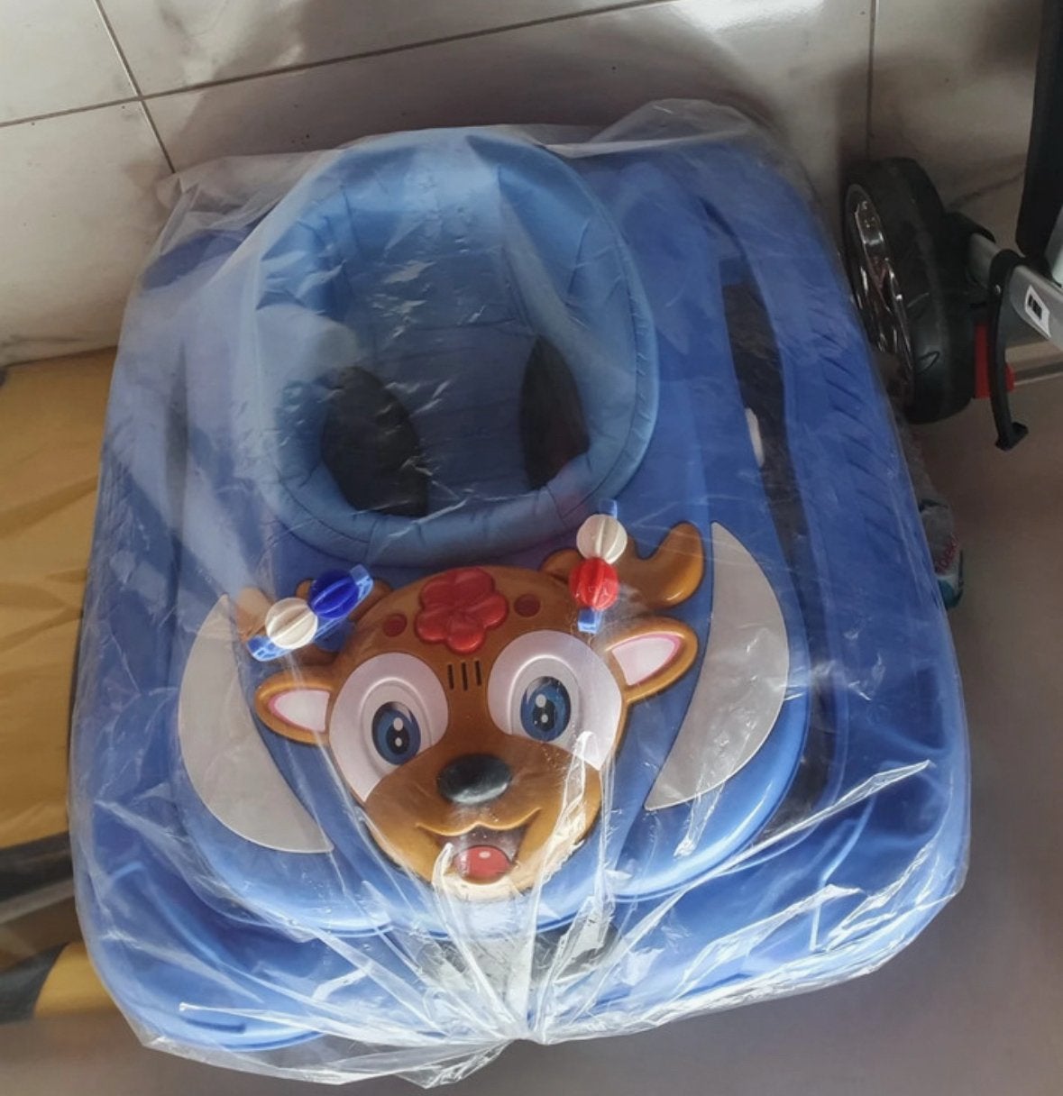 LOOPSTOEL NIEUW ONGEBRUIKT BLAUW, Ophalen of Verzenden, Nieuw, Overige typen