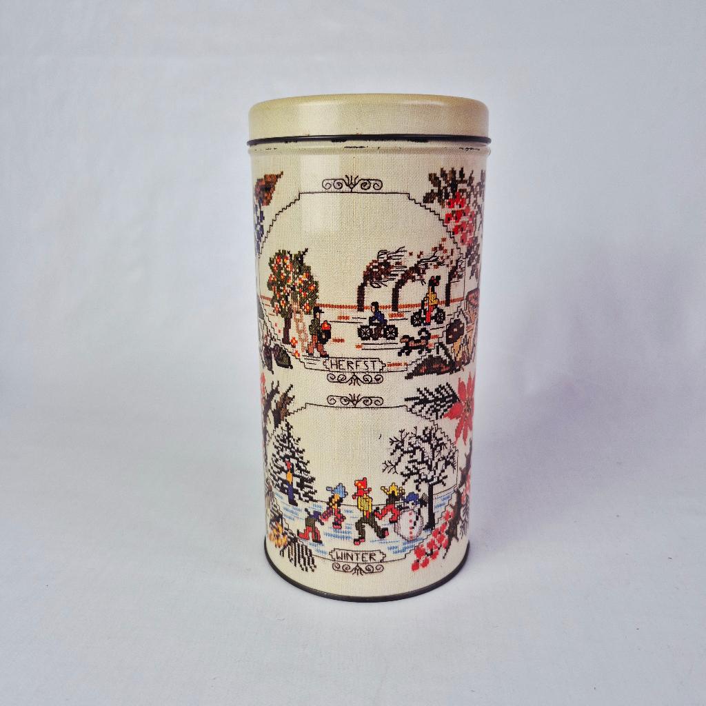 Vintage Arks beschuitbus, Verzamelen, Blikken, Verzenden, Gebruikt, Beschuit, Overige merken