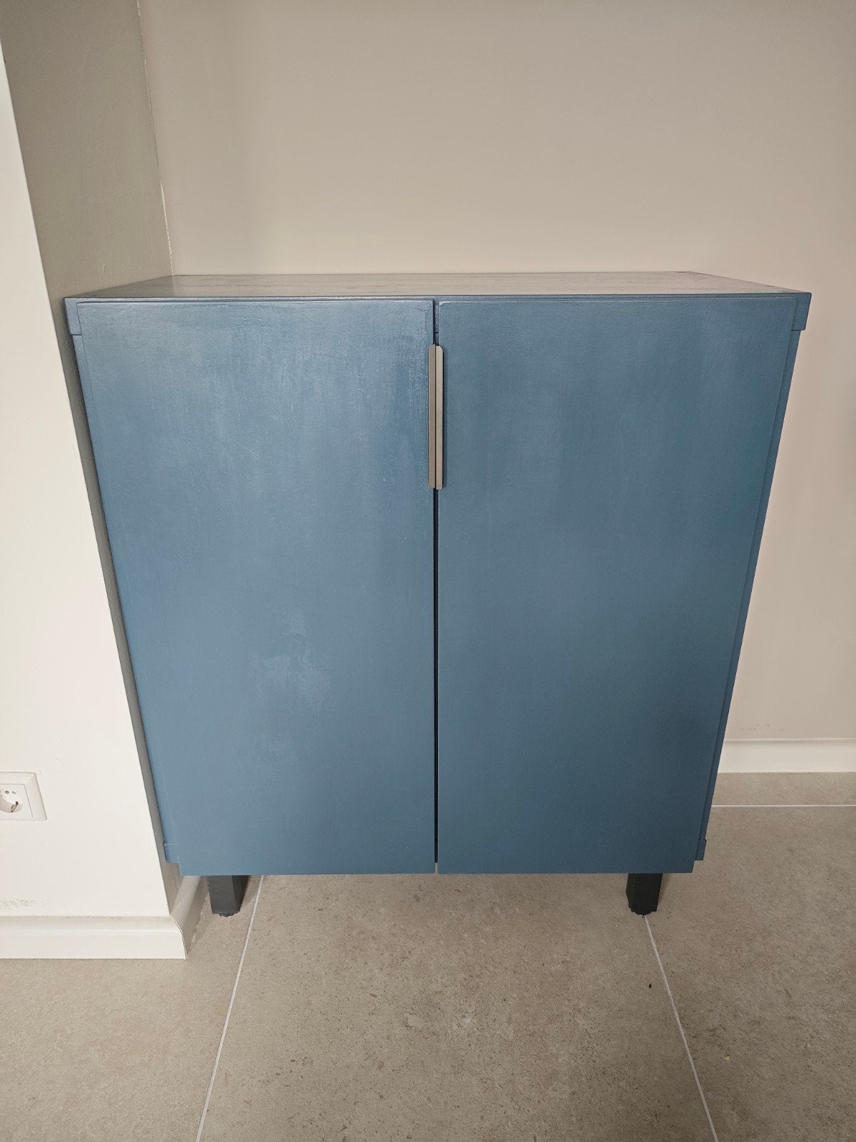 Ikea Kallax kast met deuren en poten, Ophalen, Gebruikt