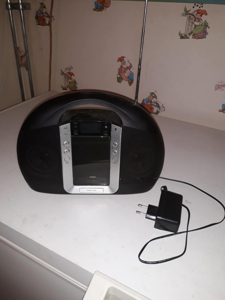 xiron portable radio met ipod docking, Ophalen of Verzenden, Gebruikt, Radio
