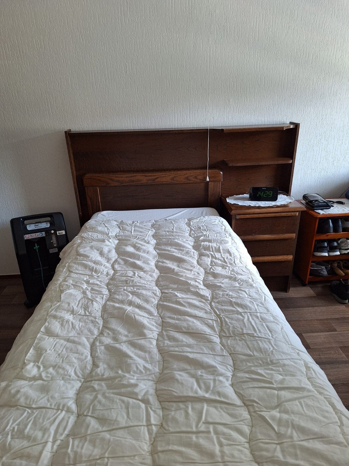 senioren elektrisch verstelbaar bed, Ophalen, Gebruikt, Eenpersoons, Klassiek