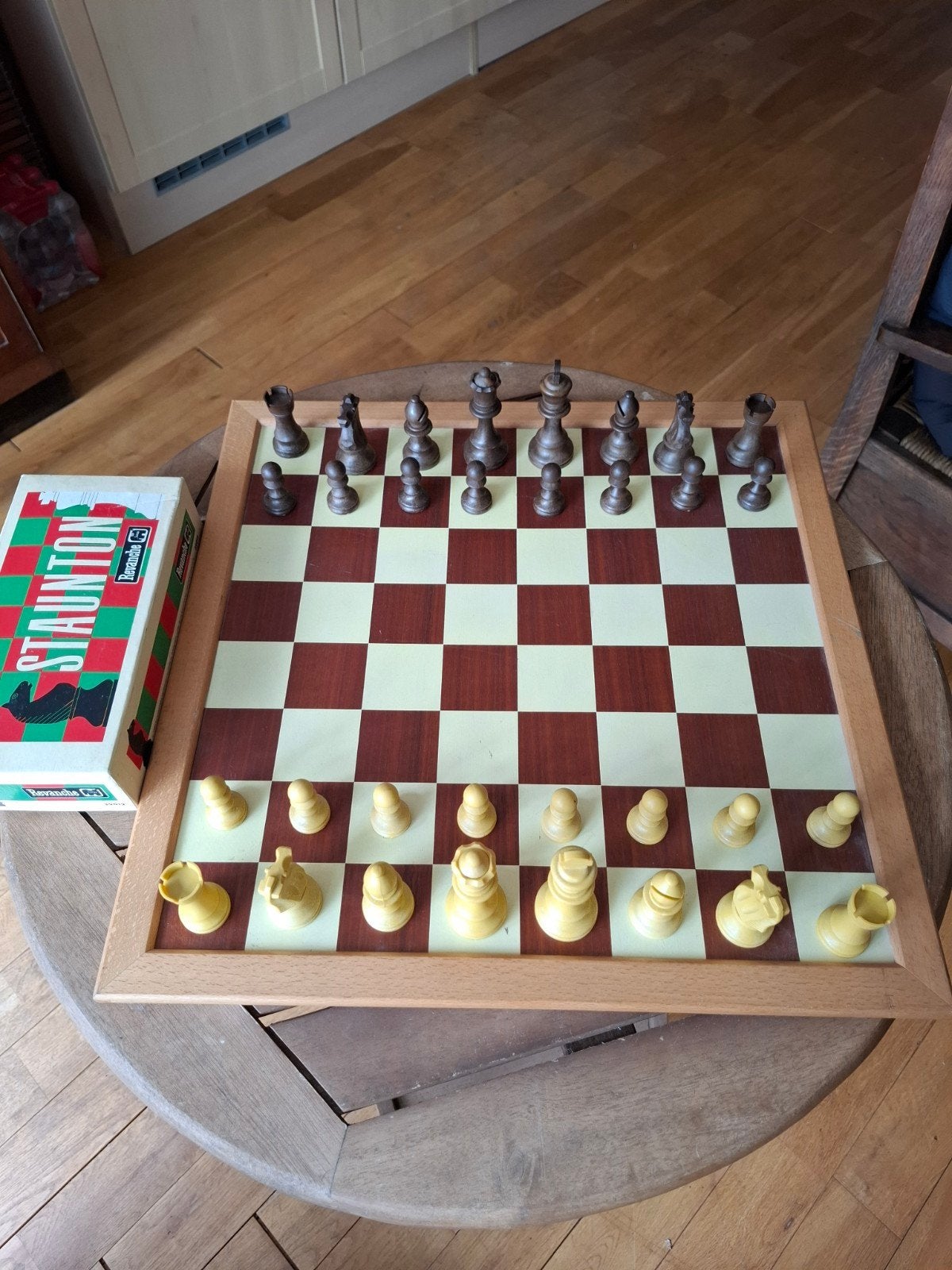 Prachtig schaakspel , king 8,5 cm, Ophalen of Verzenden, Zo goed als nieuw