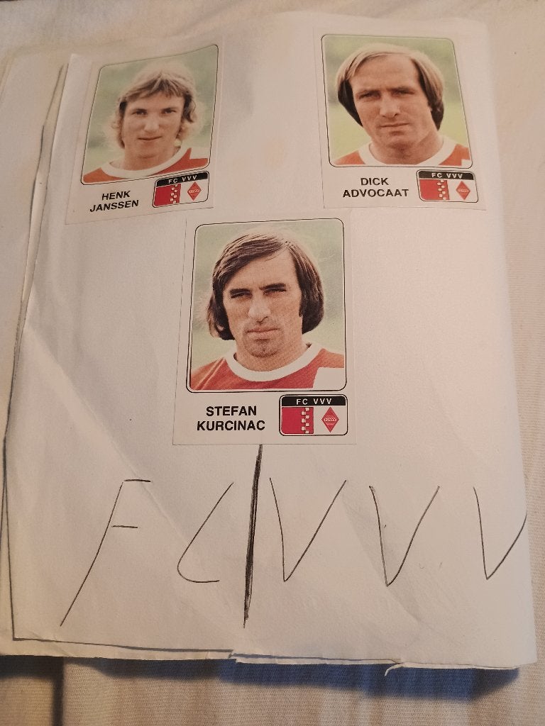 FC VVV, Verzamelen, Ophalen of Verzenden, Gebruikt, Buitenlandse clubs, Poster, Plaatje of Sticker
