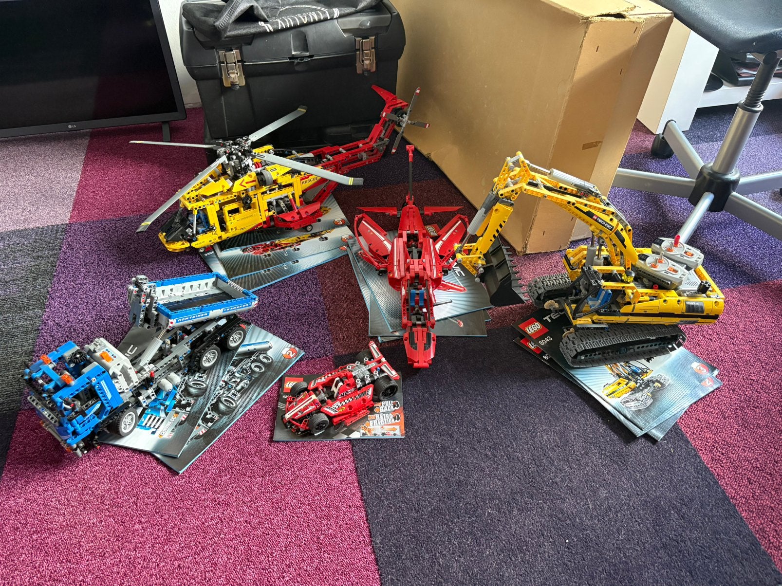 Meerdere Lego technic sets, Lego, Ophalen of Verzenden, Zo goed als nieuw, Complete set