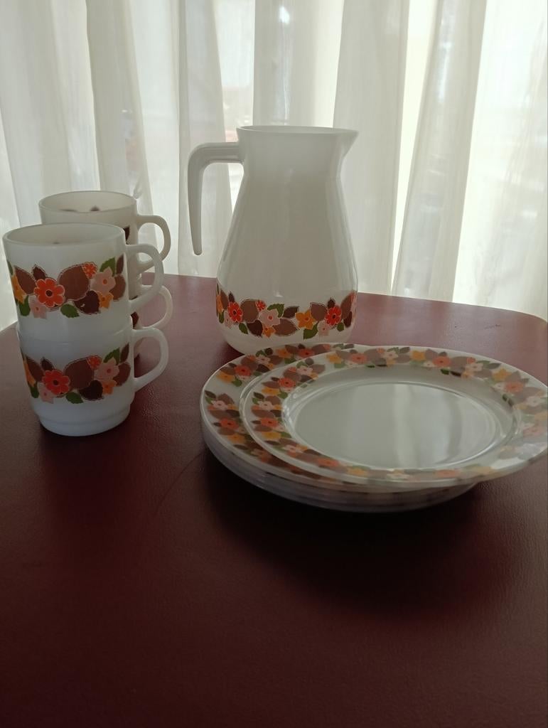 Jena glas set., Ophalen of Verzenden