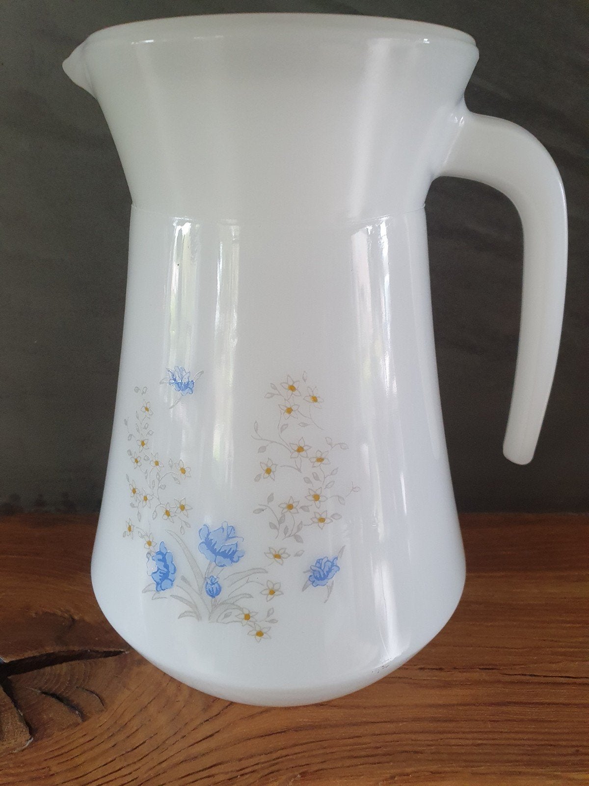 mooie (water)kan met blauwe bloemetjes, Verzamelen, Ophalen of Verzenden, Huis en Inrichting