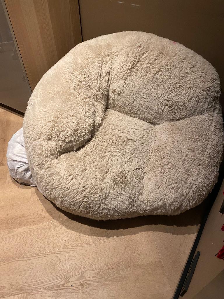 Zitzak, Ophalen, Gebruikt, Beige, Zitzak