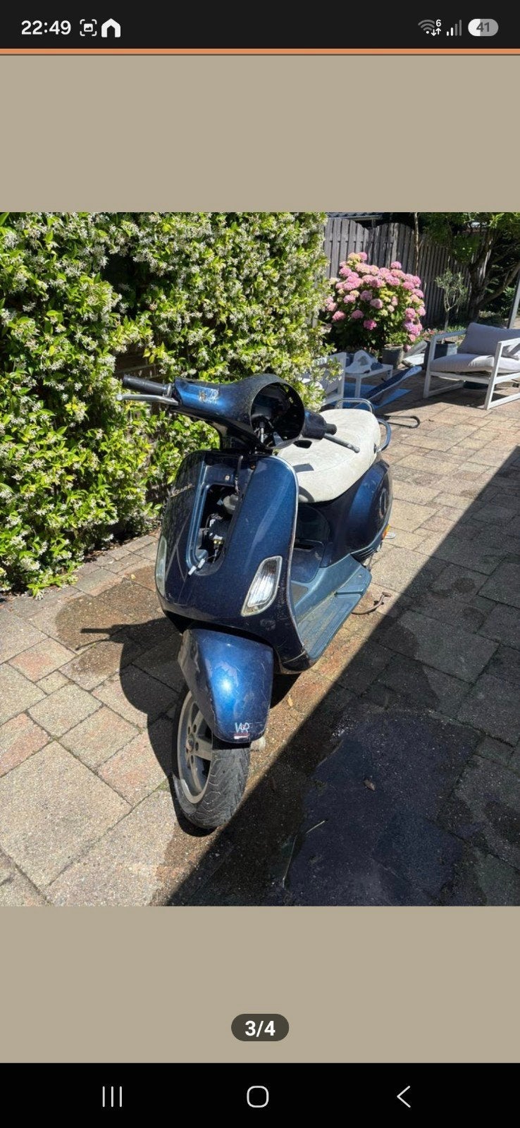 Vespa lx50 opknapper, Ophalen, Gebruikt, Benzine, Vespa LX