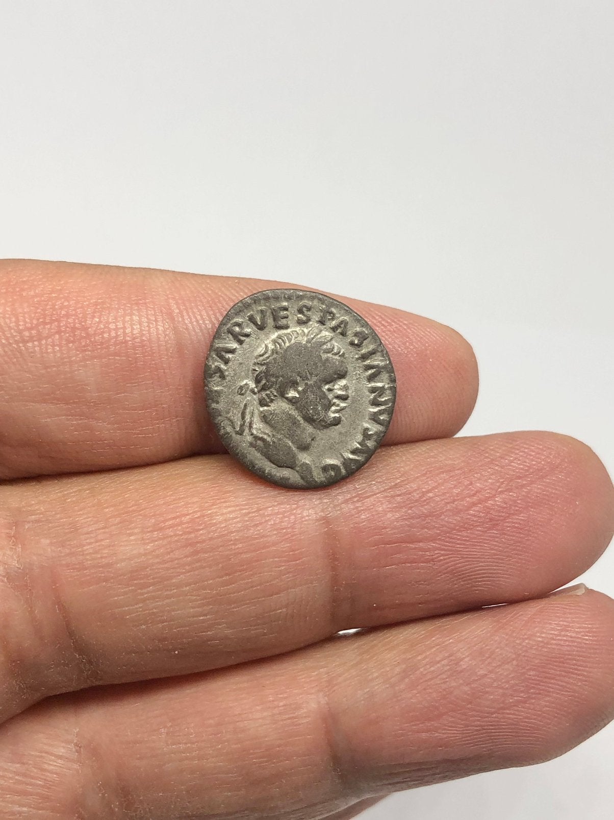 Romeinse munt, Vespasiaanse denarius (69-79 AD), Verzenden, Italië, Losse munt, Zilver