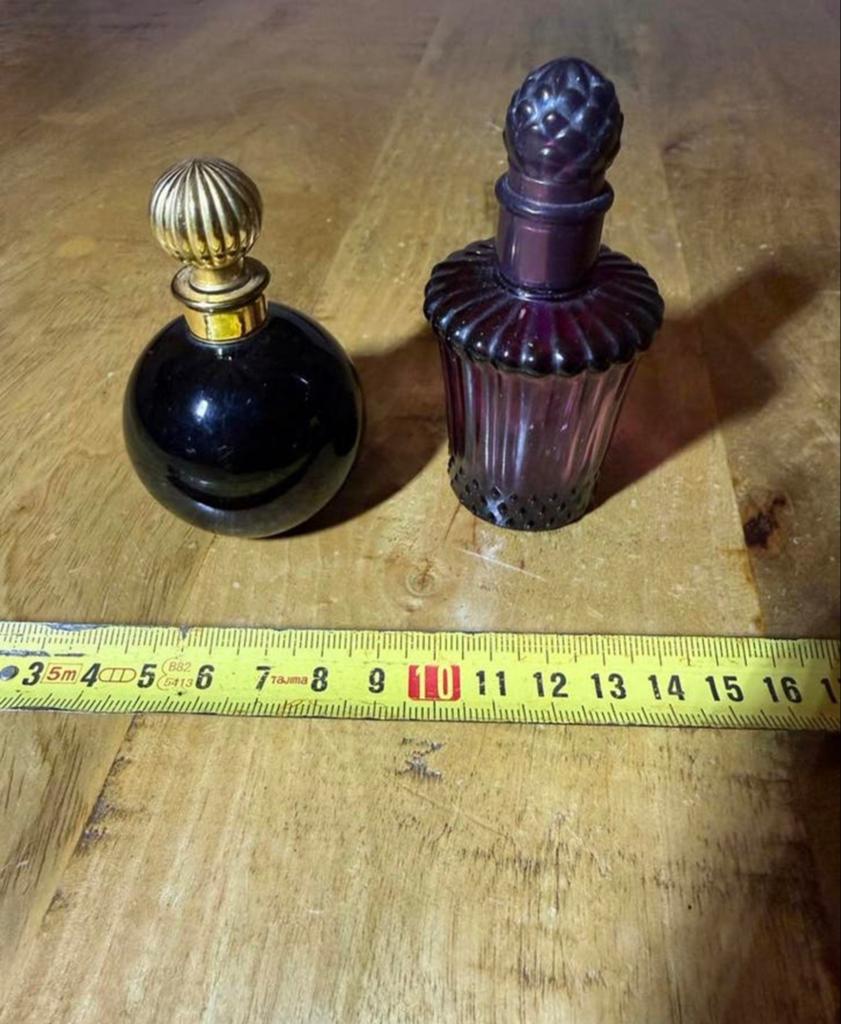 Miniatuur parfumflesjes: Guerlain Purple Fantasy & Lanvin Ar, Ophalen of Verzenden, Gebruikt, Miniatuur