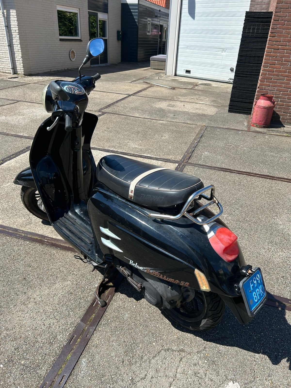 Zwarte Turbho Snorscooter, Gebruikt, Benzine, Ophalen, Overige merken