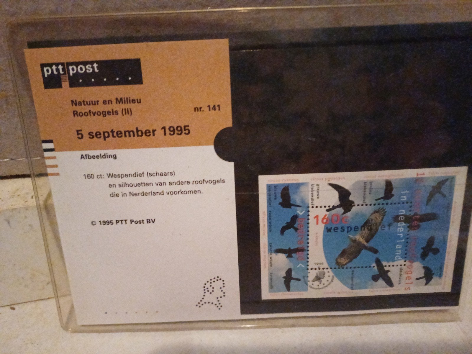 PTT Post Natuur en Milieu: Roofvogels (II) - Wespendief, Ophalen of Verzenden, Na 1940, Postfris