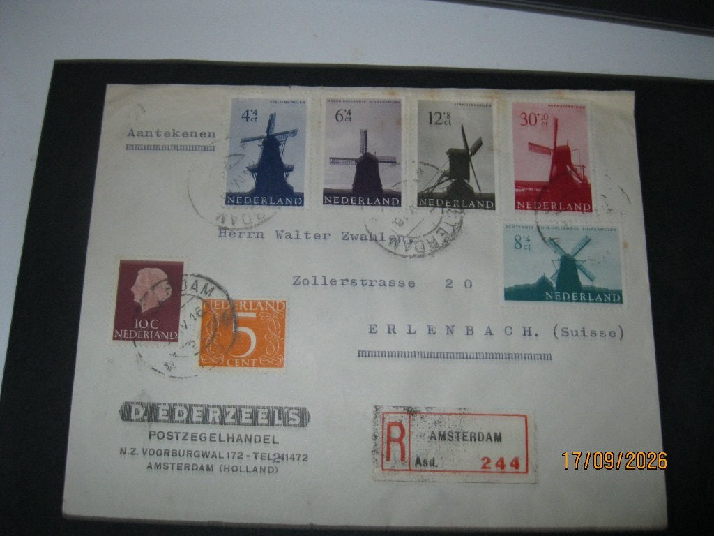 oude brief naar zwitserland, Ophalen of Verzenden, Brief