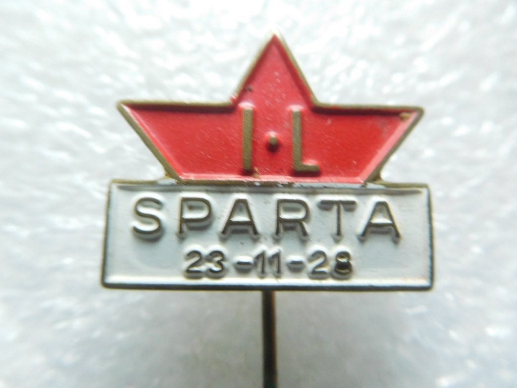 voetbal speldje SPARTA 23-11-28, Ophalen of Verzenden, Gebruikt, Sport