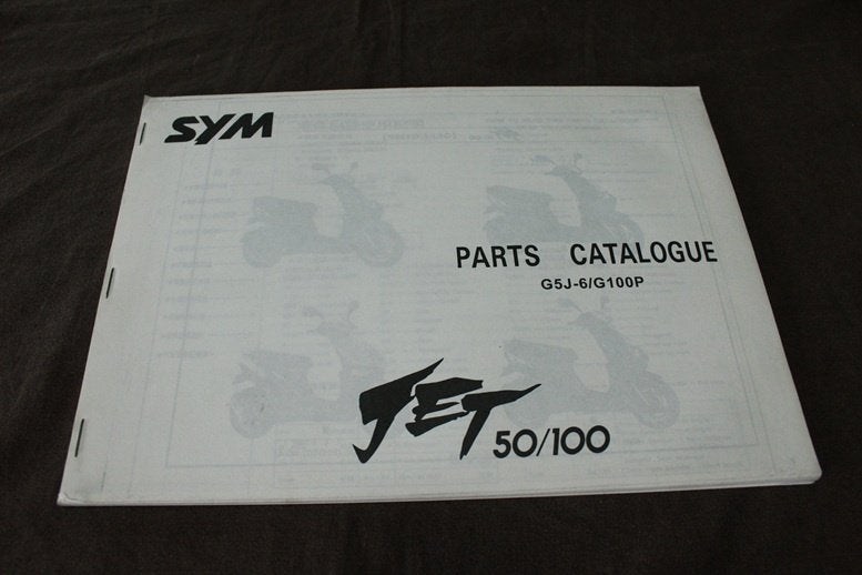 SYM Fet 50-100cc  G5J scooter parts catalogue, Ophalen of Verzenden, Zo goed als nieuw