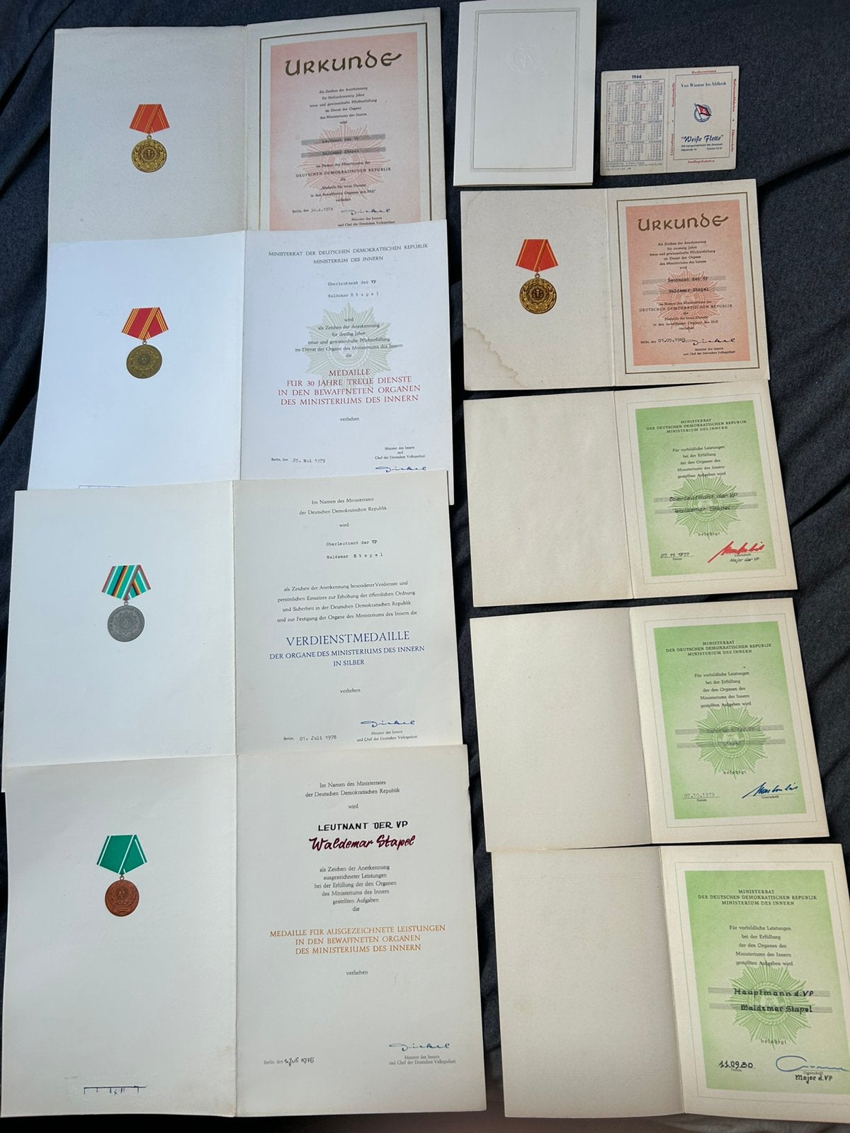 Oost Duitse VoPo grouping oorkonde/documenten, Verzamelen, Ophalen of Verzenden, Overige soorten, Duitsland, Overige typen