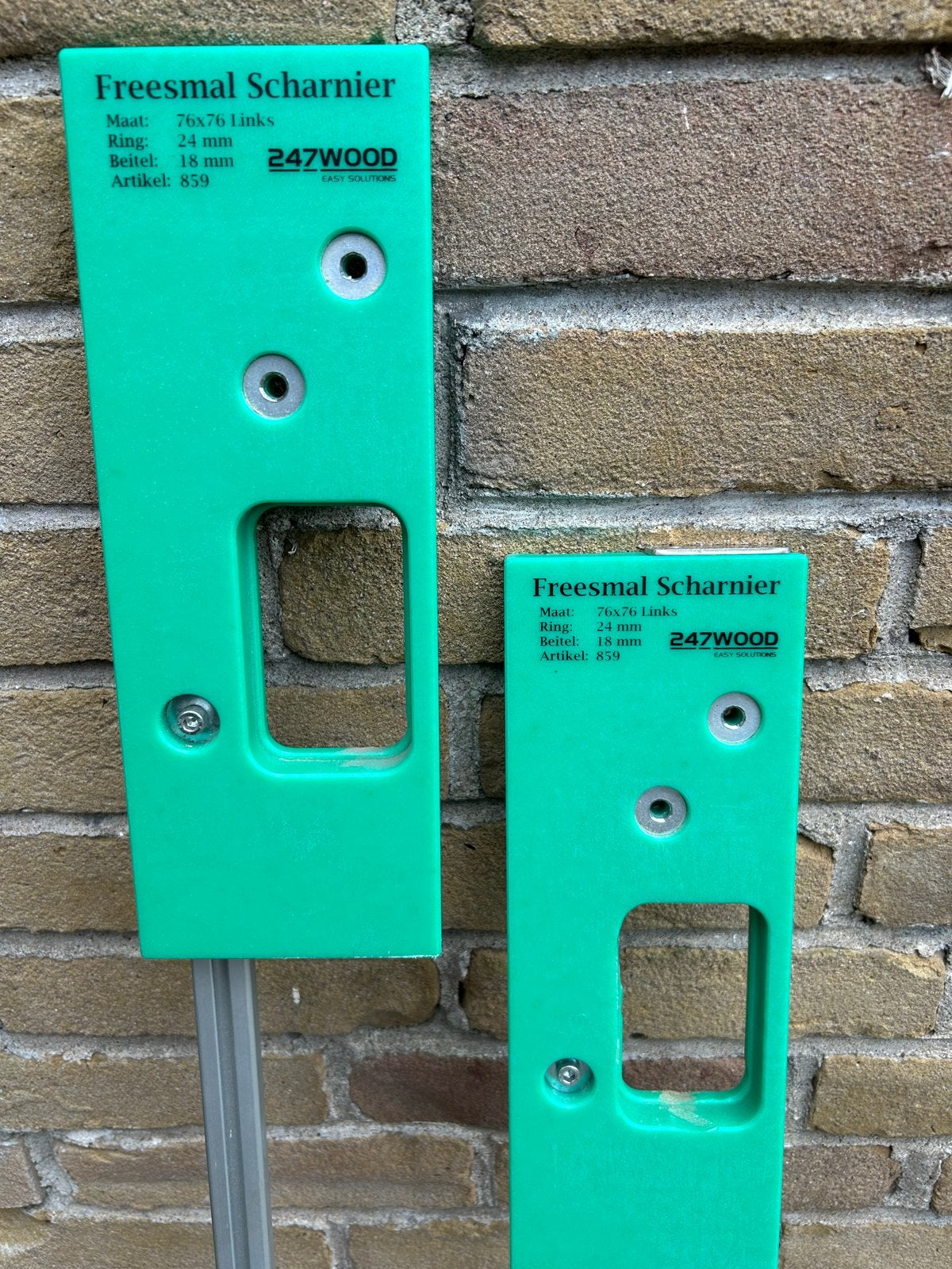 247WOOD Freesmal Scharnier 76x76 Links - Nieuw, Doe-het-zelf en Verbouw, Ophalen, Nieuw, Overige typen, Overige merken