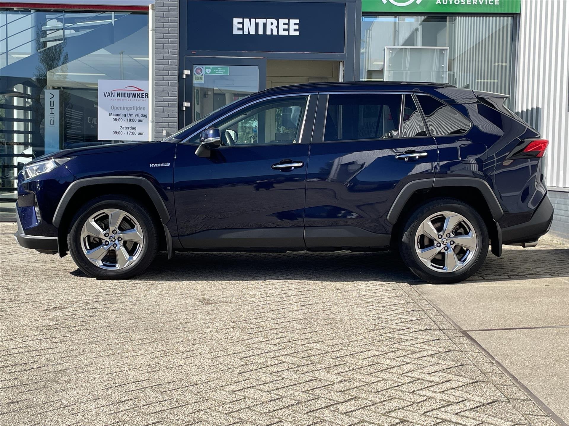 TOYOTA RAV4 2.5 Hybrid AWD Executive | Trekhaak | JBL | Came, Automaat, Gebruikt, 4 cilinders, Blauw