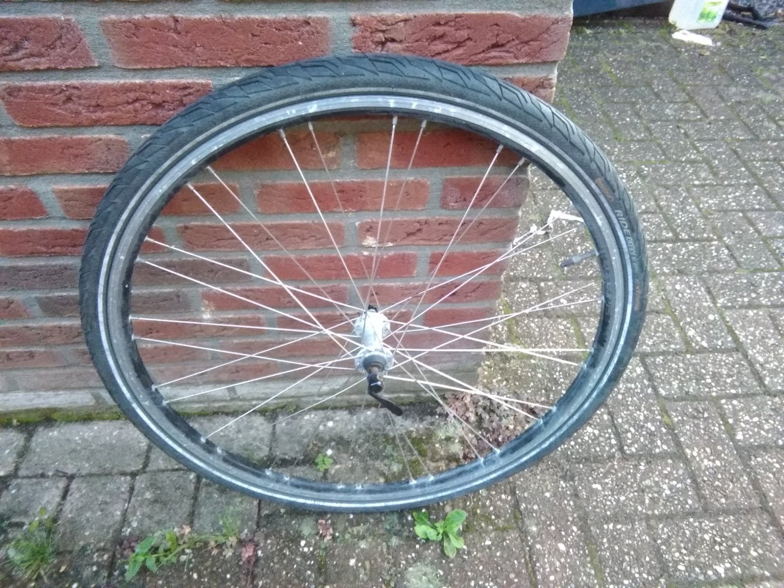 voorwiel, Fietsen en Brommers, Ophalen, Gebruikt
