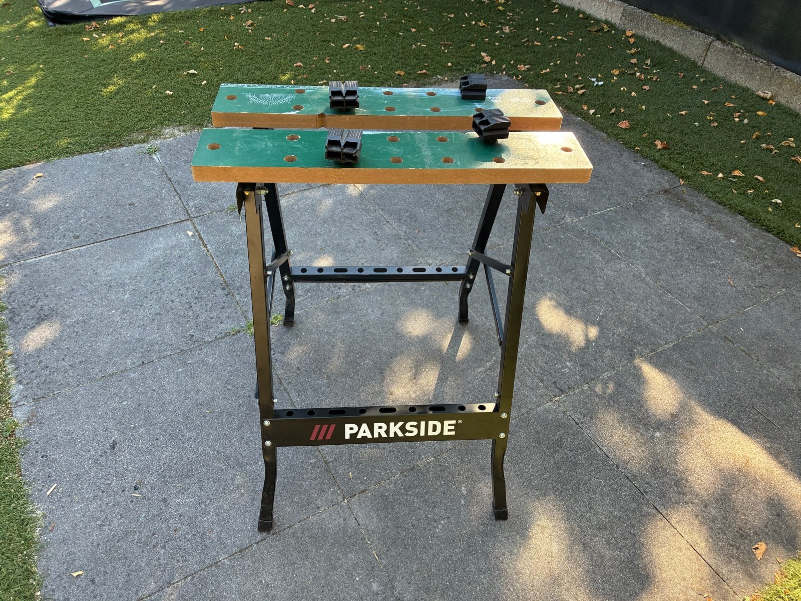 Parkside Werkbank - Inklapbaar en Compact, Ophalen of Verzenden, Gebruikt, 70 tot 120 cm, Inklapbaar