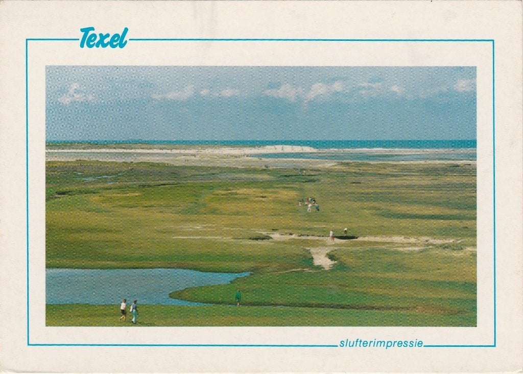 TEXEL De Slufter, Verzamelen, Ansichtkaarten | Nederland, Gelopen, Waddeneilanden, 1980 tot heden, Verzenden