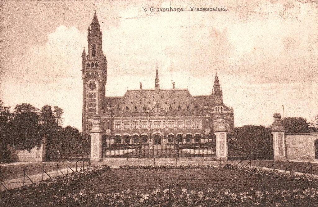 Den Haag, Vredespaleis  131585, Verzenden, Voor 1920, Ongelopen, Zuid-Holland